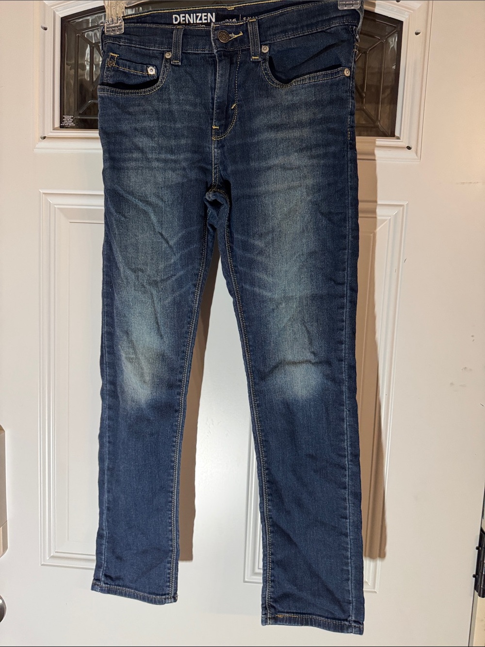 Denizen from Levi's girls Medium Dark Blue Faded Skinny Jeans